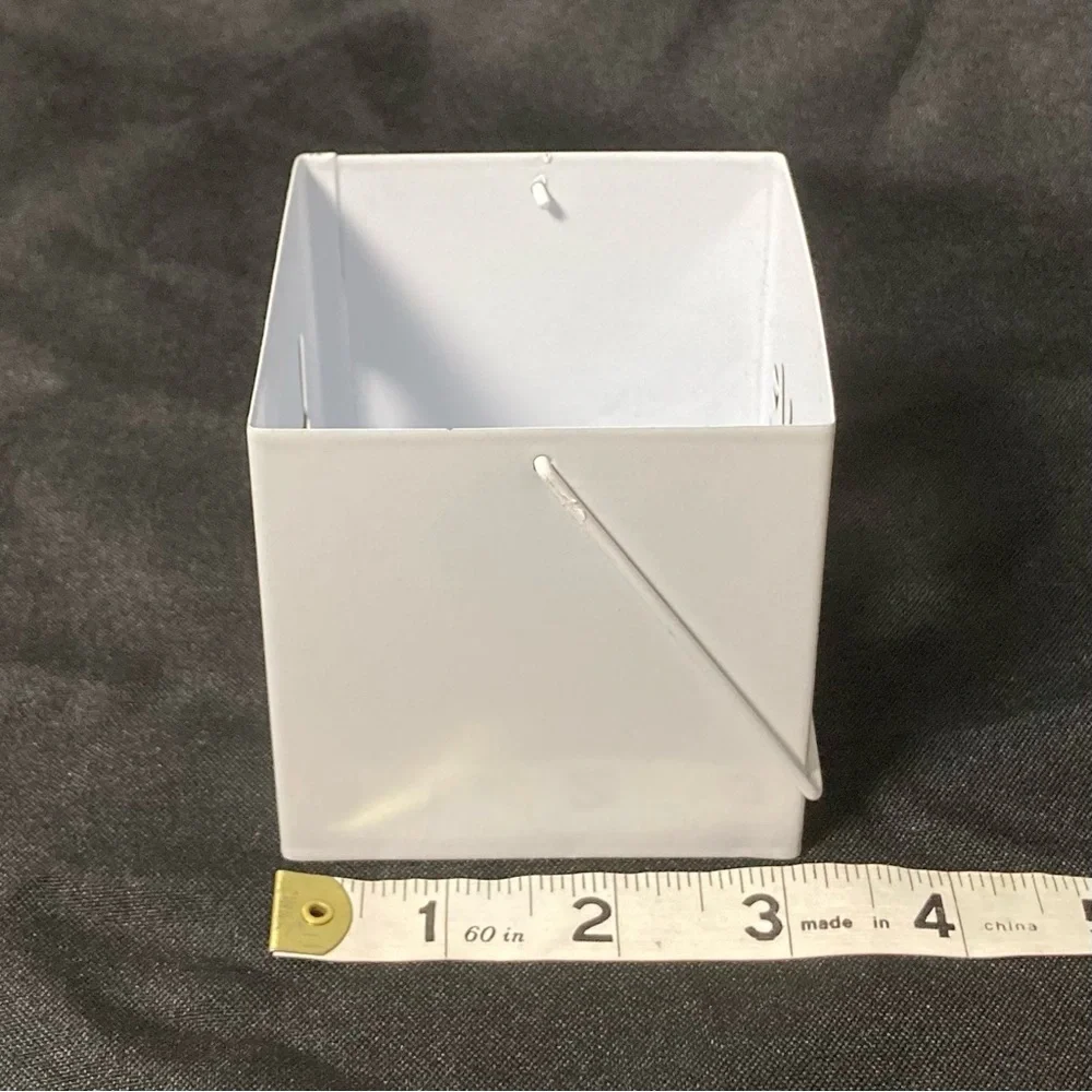 ⭐️ Target Valentine’s Day Metal Square Pail Love Cut-Out 3” x 3” Candle Holder
